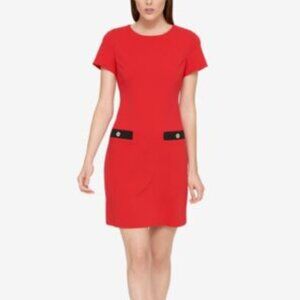 Tommy Hilfiger Red Shift Dress